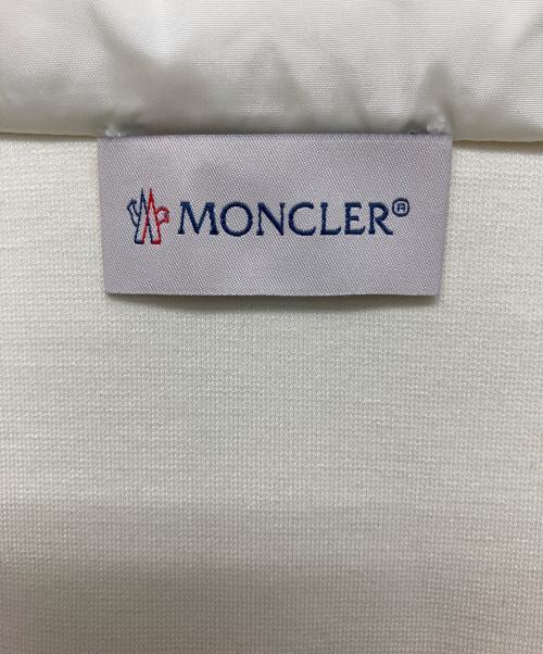 MONCLER（モンクレール）MONCLER (モンクレール) FELPA APERTA CON ZIP　切り替えダウンジャケット ホワイト サイズ:XSの古着・服飾アイテム