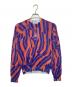 DRIES VAN NOTEN（ドリスヴァンノッテン）の古着「S　薄手ニット」｜パープル×ブラウン