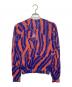 中古・古着 DRIES VAN NOTEN (ドリスヴァンノッテン) S　薄手ニット パープル×ブラウン サイズ:S 未使用品：15000円