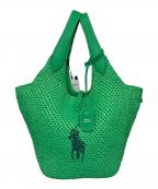 POLO RALPH LAURENポロ・ラルフローレン）の古着「428P12005 2026SS カゴバッグ」｜グリーン