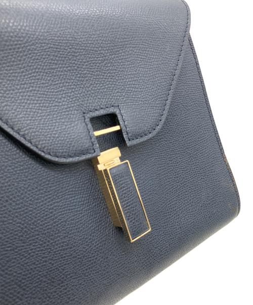 Valextra（ヴァレクストラ）Valextra (ヴァレクストラ) 2WAYバッグ ネイビーの古着・服飾アイテム