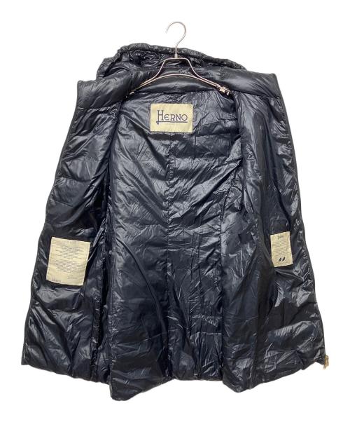 HERNO（ヘルノ）HERNO (ヘルノ) PI0329　ロングダウンベスト ブラック サイズ:46の古着・服飾アイテム