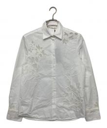 ermanno scervino（エルマノシェルビーノ）の古着「EW9856110 長袖シャツ」｜ホワイト