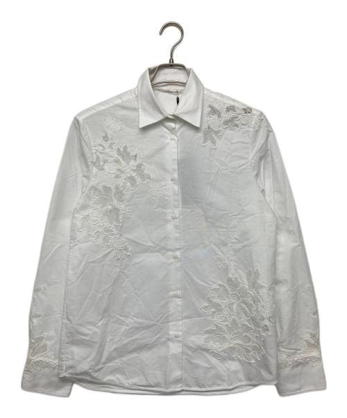 ermanno scervino（エルマノシェルビーノ）ERMANNO SCERVINO (エルマノシェルビーノ) EW9856110 長袖シャツ ホワイト サイズ:L 未使用品の古着・服飾アイテム