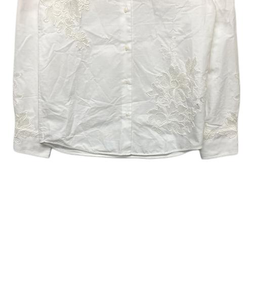 ermanno scervino（エルマノシェルビーノ）ERMANNO SCERVINO (エルマノシェルビーノ) EW9856110 長袖シャツ ホワイト サイズ:L 未使用品の古着・服飾アイテム