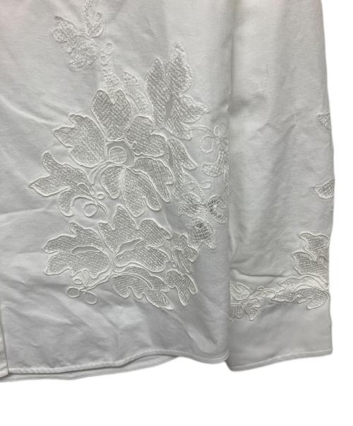 ermanno scervino（エルマノシェルビーノ）ERMANNO SCERVINO (エルマノシェルビーノ) EW9856110 長袖シャツ ホワイト サイズ:L 未使用品の古着・服飾アイテム