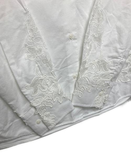 ermanno scervino（エルマノシェルビーノ）ERMANNO SCERVINO (エルマノシェルビーノ) EW9856110 長袖シャツ ホワイト サイズ:L 未使用品の古着・服飾アイテム