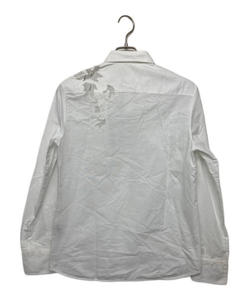 ermanno scervino（エルマノシェルビーノ）ERMANNO SCERVINO (エルマノシェルビーノ) EW9856110 長袖シャツ ホワイト サイズ:L 未使用品の古着・服飾アイテム