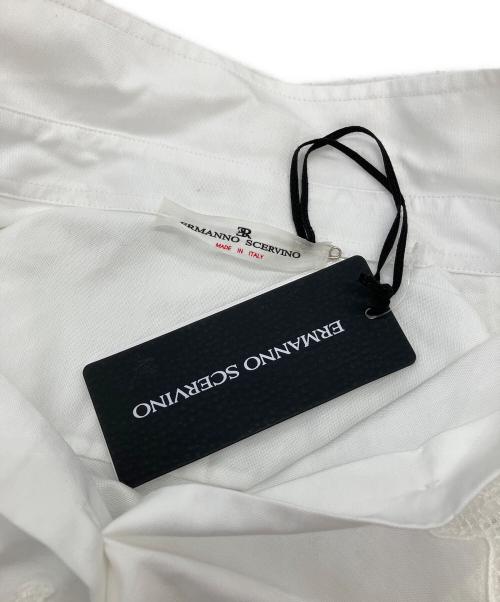 ermanno scervino（エルマノシェルビーノ）ERMANNO SCERVINO (エルマノシェルビーノ) EW9856110 長袖シャツ ホワイト サイズ:L 未使用品の古着・服飾アイテム