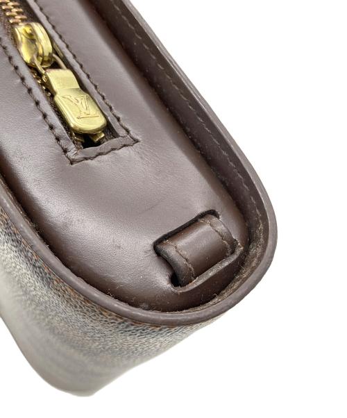 LOUIS VUITTON（ルイ ヴィトン）LOUIS VUITTON (ルイ ヴィトン) ダミエ　サンルイ　クラッチバッグ ブラウンの古着・服飾アイテム