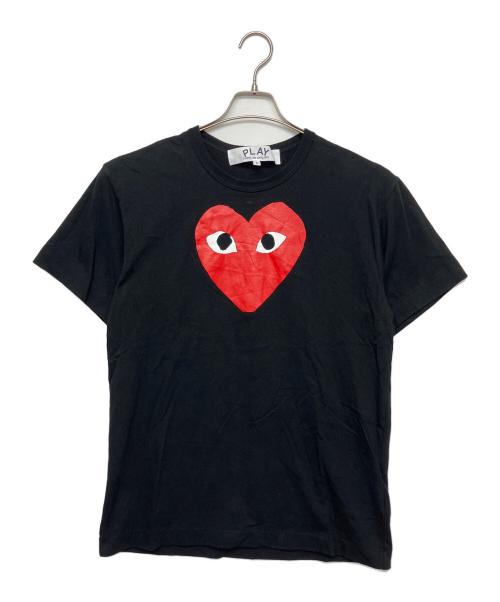 PLAY COMME des GARCONS（プレイコムデギャルソン）PLAY COMME des GARCONS (プレイコムデギャルソン) AX-T112　半袖カットソー ブラック サイズ:Lの古着・服飾アイテム