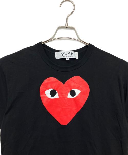 PLAY COMME des GARCONS（プレイコムデギャルソン）PLAY COMME des GARCONS (プレイコムデギャルソン) AX-T112　半袖カットソー ブラック サイズ:Lの古着・服飾アイテム