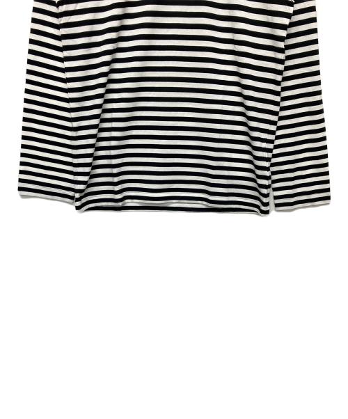 PLAY COMME des GARCONS（プレイコムデギャルソン）PLAY COMME des GARCONS (プレイコムデギャルソン) AX-T164　ボーダーカットソー ホワイト×ブラック サイズ: L 未使用品の古着・服飾アイテム