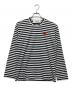 PLAY COMME des GARCONS（プレイコムデギャルソン）の古着「AX-T164　ボーダーカットソー」｜ホワイト×ブラック