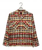 Needlesニードルズ）の古着「Cut-off Bottom Classic Shirt-R/C Sateen　長袖シャツ」｜マルチカラー