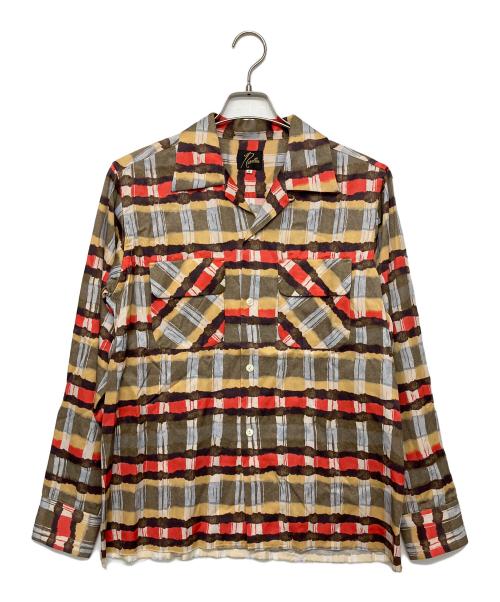 Needles（ニードルズ）Needles (ニードルズ) Cut-off Bottom Classic Shirt-R/C Sateen　長袖シャツ マルチカラー サイズ:Sの古着・服飾アイテム