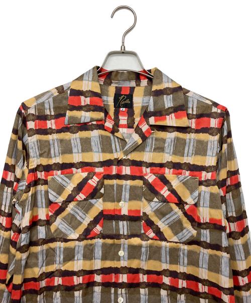 Needles（ニードルズ）Needles (ニードルズ) Cut-off Bottom Classic Shirt-R/C Sateen　長袖シャツ マルチカラー サイズ:Sの古着・服飾アイテム