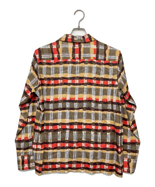 Needles（ニードルズ）Needles (ニードルズ) Cut-off Bottom Classic Shirt-R/C Sateen　長袖シャツ マルチカラー サイズ:Sの古着・服飾アイテム