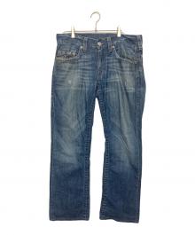 TRUE RELIGION（トゥルー レリジョン）の古着「STRAIGHT　デニムパンツ」｜インディゴ