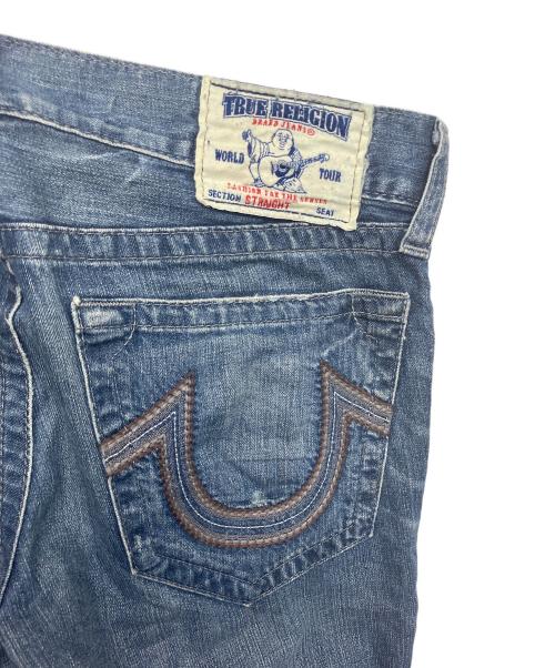 TRUE RELIGION（トゥルー レリジョン）TRUE RELIGION (トゥルー レリジョン) STRAIGHT　デニムパンツ インディゴ サイズ:33の古着・服飾アイテム