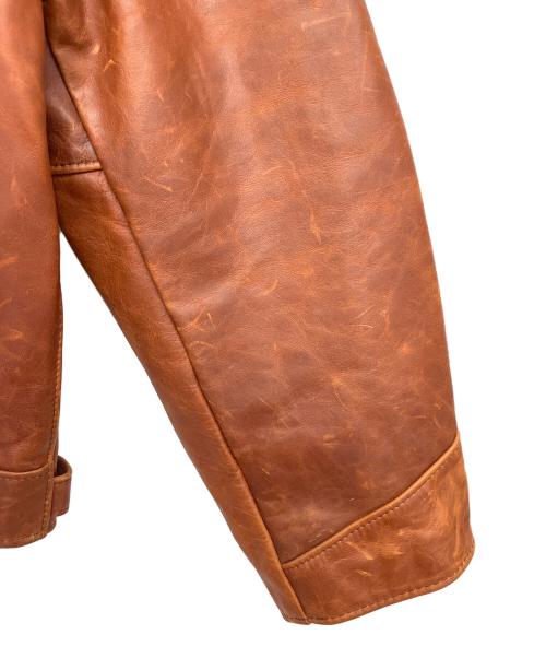 Schott（ショット）Schott (ショット) シングルライダースジャケット ブラウン サイズ:42の古着・服飾アイテム