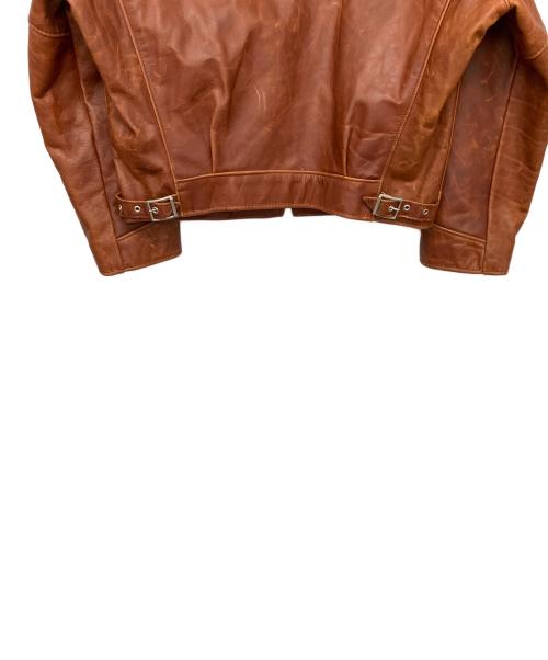Schott（ショット）Schott (ショット) シングルライダースジャケット ブラウン サイズ:42の古着・服飾アイテム