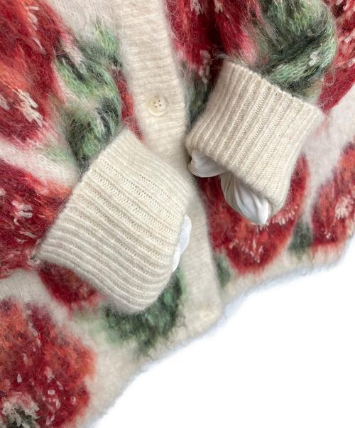 Ameri（アメリ）Ameri (アメリ) 01320170880　VERONICA JACQUARD KNIT CARDIGAN　厚手カーディガン ベージュ サイズ:Freeの古着・服飾アイテム