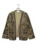Ameriアメリ）の古着「INDIA BLOCK PRINT JACKET」｜ベージュ