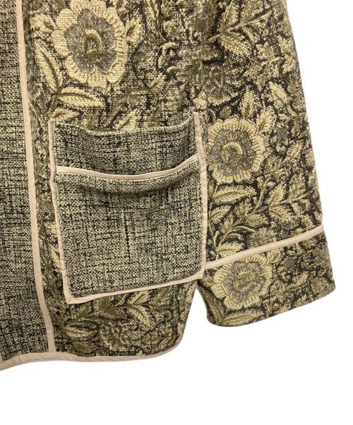 Ameri（アメリ）AMERI (アメリ) INDIA BLOCK PRINT JACKET ベージュ サイズ:FREEの古着・服飾アイテム