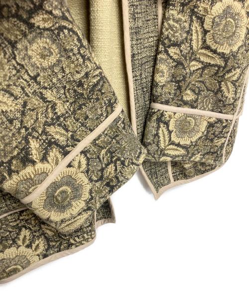 Ameri（アメリ）AMERI (アメリ) INDIA BLOCK PRINT JACKET ベージュ サイズ:FREEの古着・服飾アイテム