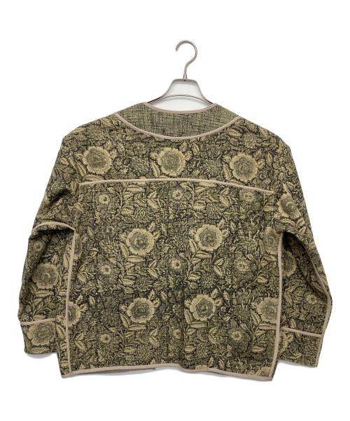 Ameri（アメリ）AMERI (アメリ) INDIA BLOCK PRINT JACKET ベージュ サイズ:FREEの古着・服飾アイテム