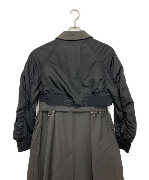 Ameri（アメリ）AMERI (アメリ) MA1 DOCKING COAT ブラウン サイズ:Sの古着・服飾アイテム