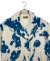 AMERI (アメリ) UND SHADOW FLOWER WOOL COAT ホワイト×ブルー サイズ:M：15000円
