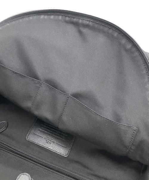 COACH（コーチ）COACH (コーチ) スポーツ カーフレザー キャンパス バックパック ブラックの古着・服飾アイテム