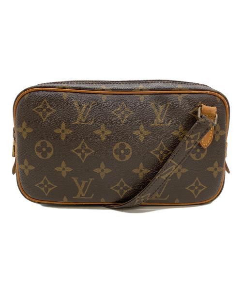 LOUIS VUITTON（ルイ ヴィトン）LOUIS VUITTON (ルイ ヴィトン) モノグラム　M51828　マルリーバンドリエール　ショルダーポーチ ブラウンの古着・服飾アイテム