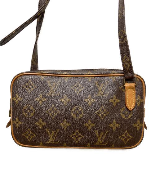 LOUIS VUITTON（ルイ ヴィトン）LOUIS VUITTON (ルイ ヴィトン) モノグラム　M51828　マルリーバンドリエール　ショルダーポーチ ブラウンの古着・服飾アイテム