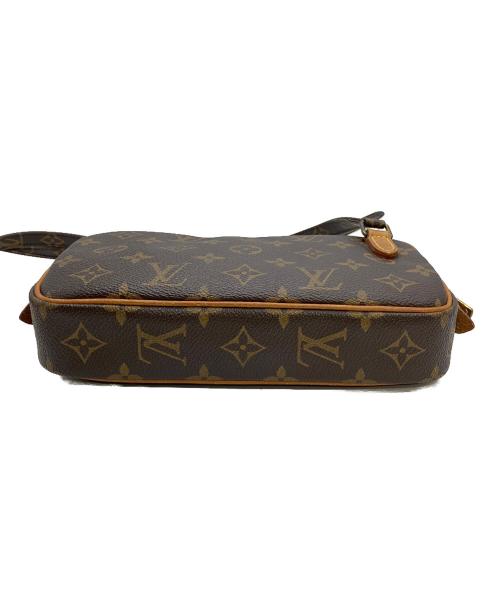 LOUIS VUITTON（ルイ ヴィトン）LOUIS VUITTON (ルイ ヴィトン) モノグラム　M51828　マルリーバンドリエール　ショルダーポーチ ブラウンの古着・服飾アイテム