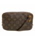 LOUIS VUITTON（ルイ ヴィトン）の古着「モノグラム　M51828　マルリーバンドリエール　ショルダーポーチ」｜ブラウン
