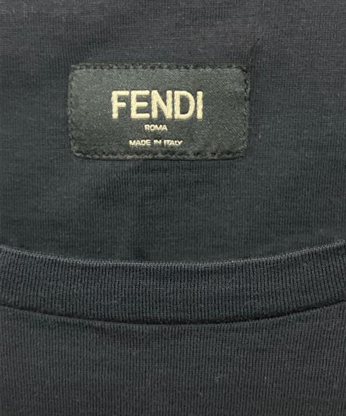 FENDI（フェンディ）FENDI (フェンディ) FY0910 A4PZ　モンスター　半袖Tシャツ ブラック サイズ:Lの古着・服飾アイテム