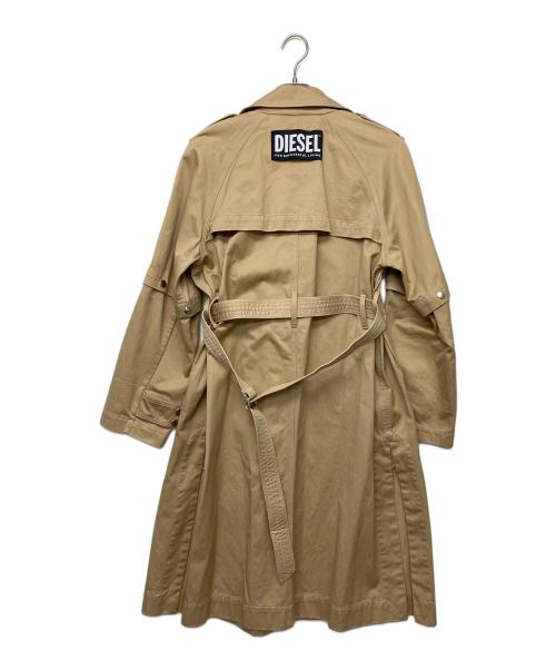 DIESEL（ディーゼル）DIESEL (ディーゼル) トレンチコート ベージュ サイズ:XXSの古着・服飾アイテム