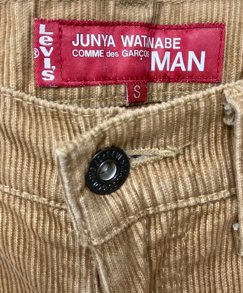 LEVI'S（リーバイス）LEVI'S (リーバイス) eYe COMME des GARCONS JUNYAWATANABE MAN (アイ コム デ ギャルソン ジュンヤ ワタナベ マン) WD-P906　コーデュロイパンツ ベージュ サイズ:Sの古着・服飾アイテム