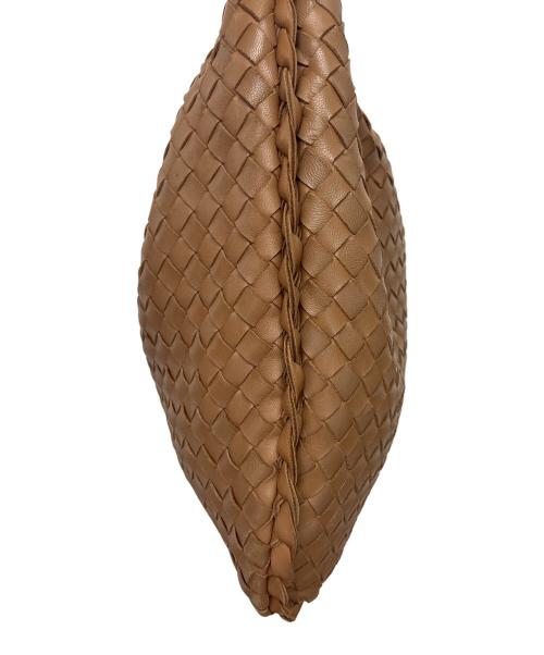 BOTTEGA VENETA（ボッテガベネタ）BOTTEGA VENETA (ボッテガベネタ) イントレチャートホーボーバッグ ベージュの古着・服飾アイテム