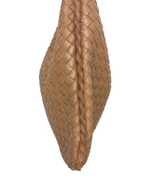 BOTTEGA VENETA（ボッテガベネタ）BOTTEGA VENETA (ボッテガベネタ) イントレチャートホーボーバッグ ベージュの古着・服飾アイテム