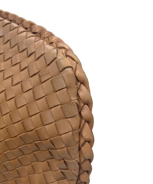 BOTTEGA VENETA（ボッテガベネタ）BOTTEGA VENETA (ボッテガベネタ) イントレチャートホーボーバッグ ベージュの古着・服飾アイテム