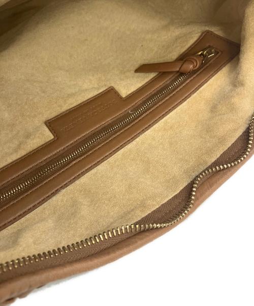 BOTTEGA VENETA（ボッテガベネタ）BOTTEGA VENETA (ボッテガベネタ) イントレチャートホーボーバッグ ベージュの古着・服飾アイテム