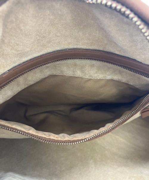 BOTTEGA VENETA（ボッテガベネタ）BOTTEGA VENETA (ボッテガベネタ) イントレチャートホーボーバッグ ベージュの古着・服飾アイテム