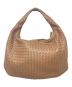 BOTTEGA VENETA（ボッテガベネタ）の古着「イントレチャートホーボーバッグ」｜ベージュ