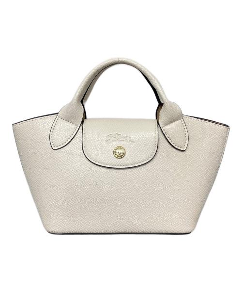 LONGCHAMP（ロンシャン）LONGCHAMP (ロンシャン) 5700004825　ハンドバッグ アイボリーの古着・服飾アイテム