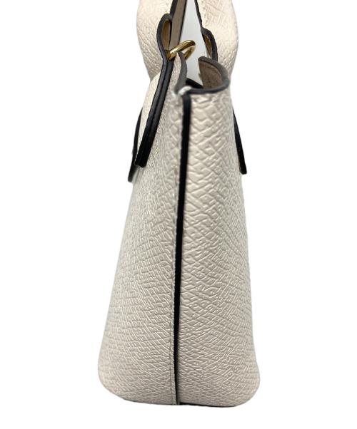 LONGCHAMP（ロンシャン）LONGCHAMP (ロンシャン) 5700004825　ハンドバッグ アイボリーの古着・服飾アイテム