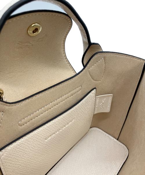 LONGCHAMP（ロンシャン）LONGCHAMP (ロンシャン) 5700004825　ハンドバッグ アイボリーの古着・服飾アイテム